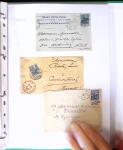 1972-1974 3 classeurs: Perforés sur lettres à en-tête,