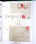 1972-1974 3 classeurs: Perforés sur lettres à en-tête,