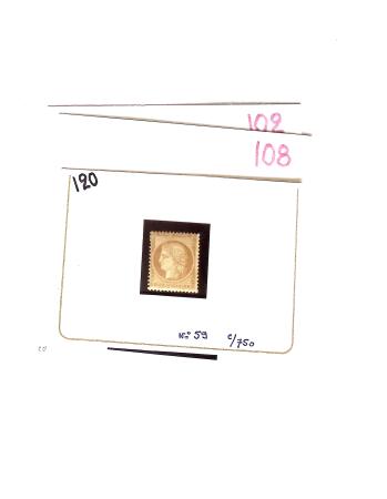 1849-1995 Ensemble de classiques dont n°5, 52*, 59*,