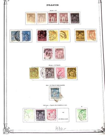 1849-1995 Ensemble de classiques dont n°5, 52*, 59*,
