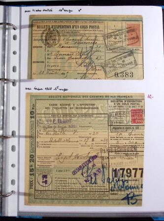 FIN DE CATALOGUE 1859-1943 Un classeurs de seuls sur