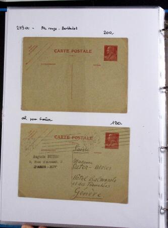 FIN DE CATALOGUE 1859-1943 Un classeurs de seuls sur