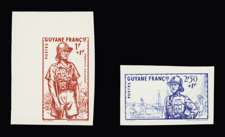 N°169a et 171a, les deux valeurs Défense de l'Empire,