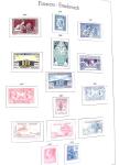 1877-1962 Collection de France dans un classeur