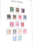 1877-1962 Collection de France dans un classeur