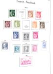 1877-1962 Collection de France dans un classeur
