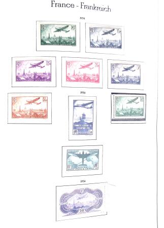 1877-1962 Collection de France dans un classeur