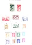 1877-1962 Collection de France dans un classeur