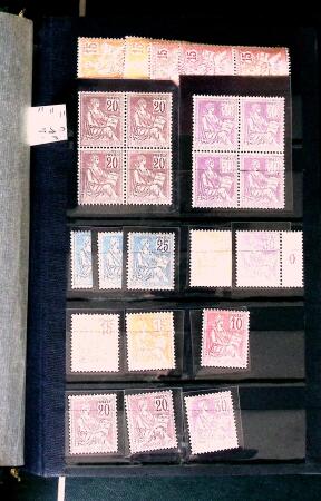 1876-1940 Stock de France neuf */** période Sage,