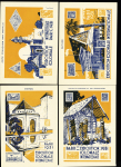 1931 Exposition coloniale de Paris, 10 cartes entiers