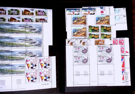 1986-2010 Collection de neufs de SPM en blocs de 4,