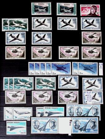 Collection de POSTE AERIENNE dont n° 8/13, 19a, 20