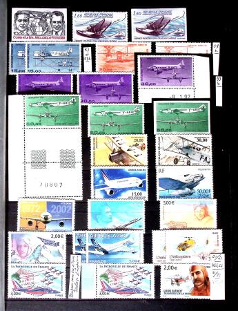 Collection de POSTE AERIENNE dont n° 8/13, 19a, 20