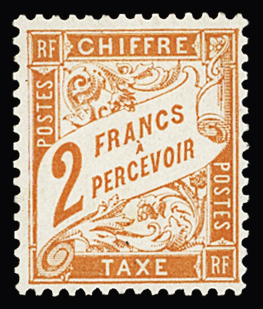 N°41 2f rouge-orange, neuf **, très frais, TTB