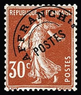 N°58 30c rouge, neuf **, TB