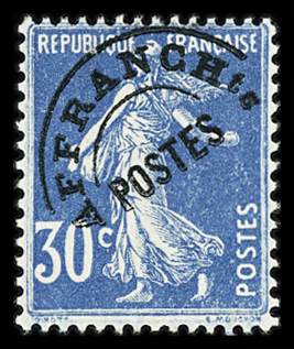 N°60 30c bleu, neuf **, très frais, TTB