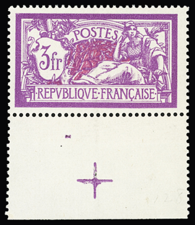 N°240 3f Merson, bdf avec croix de repère, neuf **,