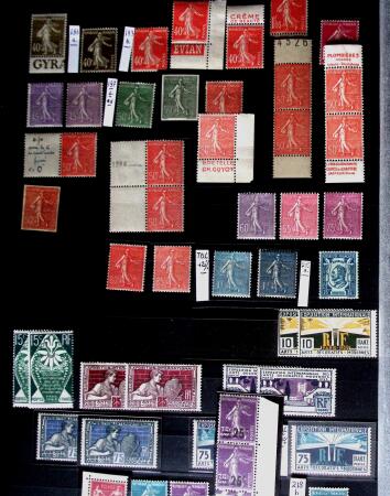 1854-1968 Belle collection de timbres neufs (** à