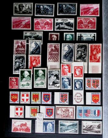 1854-1968 Belle collection de timbres neufs (** à