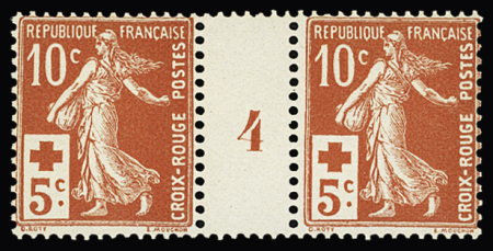 N°147, paires avec millésime 4 et 6, neuves **, très