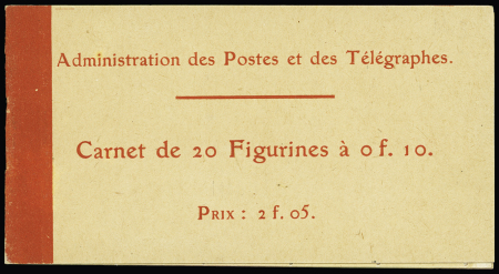 N°135-C1 Carnet de 20 timbres Prix : 2f05, neuf **,