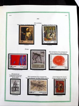 1957-2003 Collection de timbres neus de France (qq