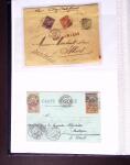 1876-1899, Sélection de 85 lettres au Type SAGE avec