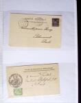 1876-1899, Sélection de 44 lettres au Type SAGE avec
