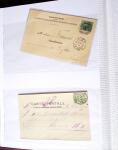 1876-1899, Sélection de 44 lettres au Type SAGE avec