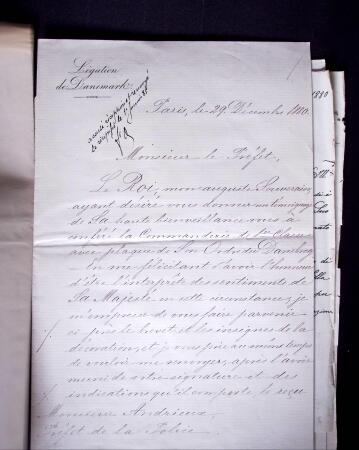 AUTOGRAPHES Très intéressante archive provenant de Louis Andrieux (père adultérin de Louis Aragon), préfet de Police de Paris, député du Rhône,
