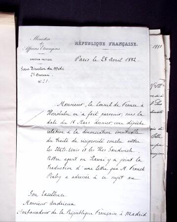AUTOGRAPHES Très intéressante archive provenant de Louis Andrieux (père adultérin de Louis Aragon), préfet de Police de Paris, député du Rhône,