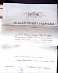 AUTOGRAPHES Très intéressante archive provenant de Louis Andrieux (père adultérin de Louis Aragon), préfet de Police de Paris, député du Rhône,