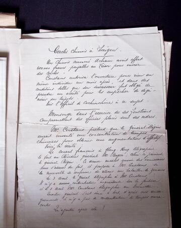 AUTOGRAPHES Très intéressante archive provenant de Louis Andrieux (père adultérin de Louis Aragon), préfet de Police de Paris, député du Rhône,
