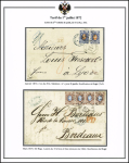 1872 Rate : Balance collection of 8 covers mounted