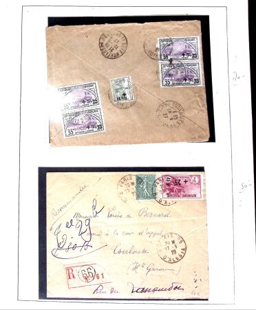1855-1905 Lot amusant de lettres avec partie Alsace-Lorraine