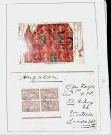 1855-1905 Lot amusant de lettres avec partie Alsace-Lorraine