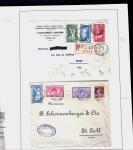 1855-1905 Lot amusant de lettres avec partie Alsace-Lorraine