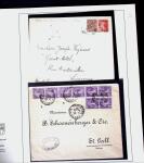 1855-1905 Lot amusant de lettres avec partie Alsace-Lorraine