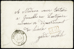 Deux lettres datées de Paris et postées à St Denis