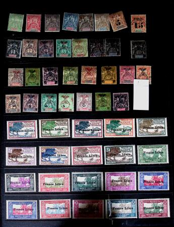 1859-1945 Collection de neufs et d'oblitérés dont