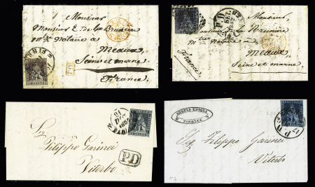 1851-60, Selection of classic covers comprising seven
