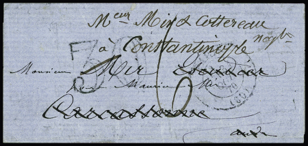 TURQUIE Lettre de Paris 31.10.1870 par Ballon Monté