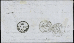 Lettre de Paris 21.10.1870 pour le Calvados avec n°36