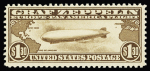 1930 Zepplins 65c green. $1.30 and $2.60, well centered