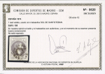 1874 Carlos VII 1real violet, three used examples with