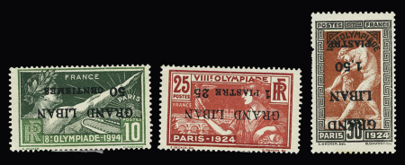 N°18a à 21a Jeux Olympiques de 1924, la série complète