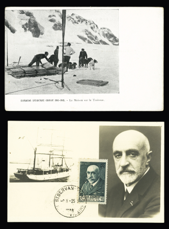 1903-05 Deux cartes de l'expédition Charcot: Repas