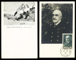 1903-05 Deux cartes de l'expédition Charcot: Repas