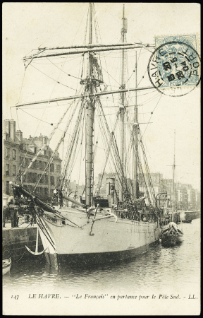 1904 Carte Postale LE HAVRE - "Le Français" en partance