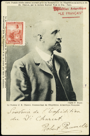 1905 Carte Postale "Le Docteur Charcot Commandant de
